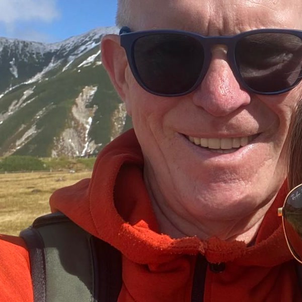 Mark in the mountains